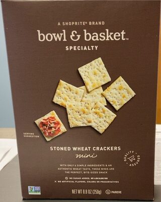 Specialty, Stoned Wheat Mini Crackers