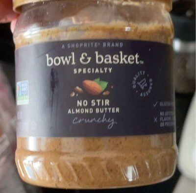 Specialty, Crunchy No Stir Almond Butter, Crunchy