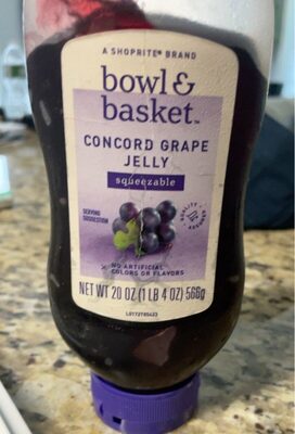 Concord Grape Squeezable Jelly, Concord Grape