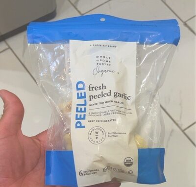 Organic, Fresh Peeled Garlic