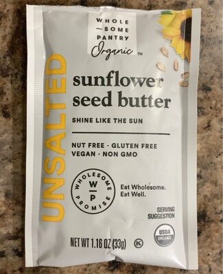 Organic, Unsalted Sunflower Seed Butter, Unsalted