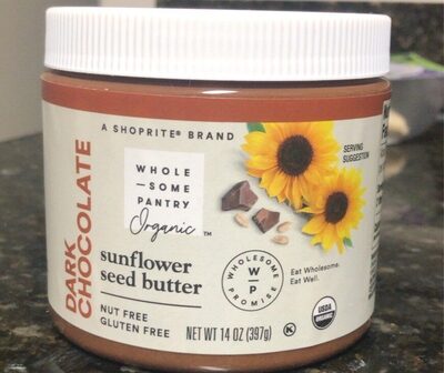 Organic, Dark Chocolate Sunflower Seed Butter, Dark Chocolate