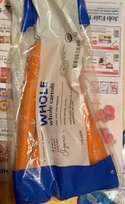 Organic, Whole Carrots