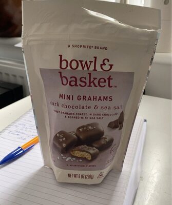 Dark Chocolate & Sea Salt Mini Grahams, Dark Chocolate & Sea Salt
