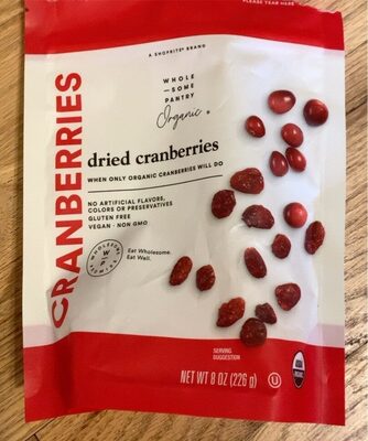 Organic, Dried Cranberries