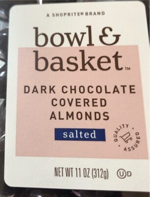 Salted Dark Chocolate Covered Almonds, Salted