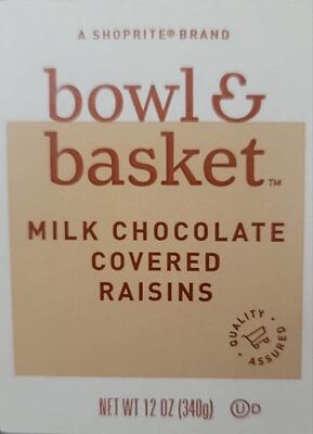 Milk Chocolate Covered Raisins, Milk Chocolate