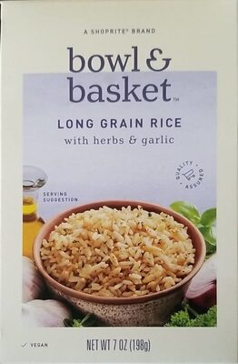 Long Grain Rice With Herbs & Garlic, Herbs & Garlic