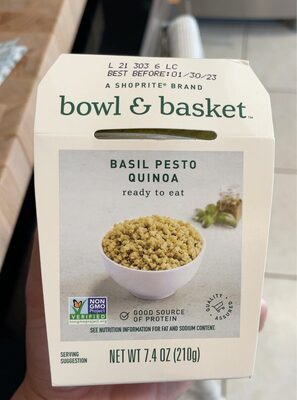 Basil Pesto Quinoa, Basil Pesto