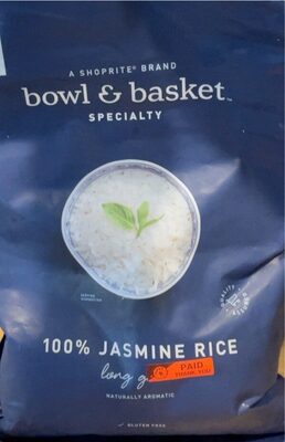 Specialty, Jasmine 100% Long Grain Rice, Jasmine
