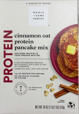 Cinnamon Oat Protein Pancake Mix, Cinnamon Oat