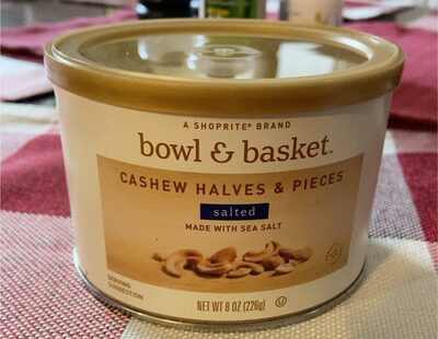 Salted Cashew Halves & Pieces, Salted