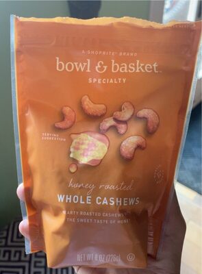 Specialty, Honey Roasted Whole Cashews, Honey Roasted