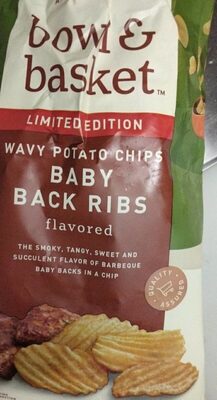 Baby Back Ribs Wavy Potato Chips, Baby Back Ribs