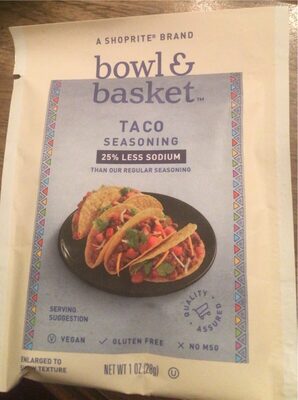 Taco 25% Less Sodium Seasoning, Taco