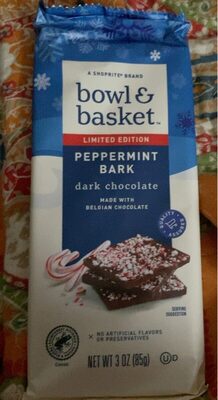Dark Chocolate Peppermint Bark, Dark Chocolate