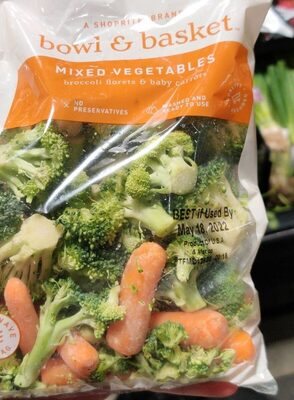 Mixed Vegetables Broccoli Florets & Baby Carrots, Mixed Vegetables