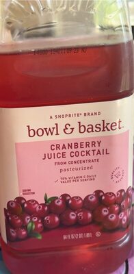 Cranberry Juice Cocktail, Cranberry