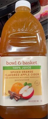 Spiced Orange Flavored Apple Cider, Spiced Orange