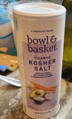 Kosher Coarse Salt, Kosher
