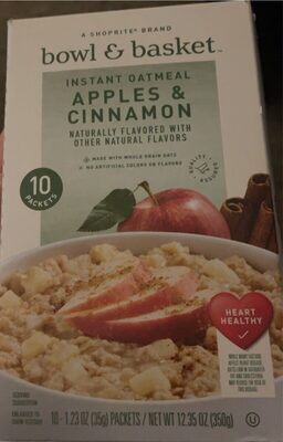Apples & Cinnamon Instant Oatmeal, Apples & Cinnamon