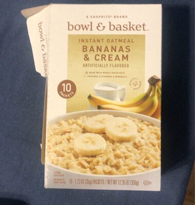 Bananas & Cream Instant Oatmeal, Bananas & Cream