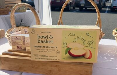Unsweetened Apple Fruit Puree Pouches, Unsweetened Apple