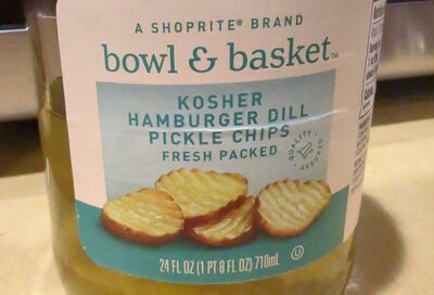 Kosher Hamburger Dill Pickle Chips, Kosher Hamburger Dill