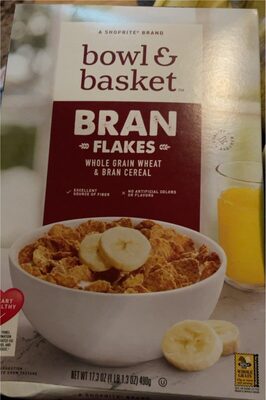 Bran Flakes Whole Grain Wheat & Bran Cereal, Bran Flakes