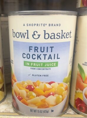 Fruit Cocktail In Fruit Juice, Fruit Juice