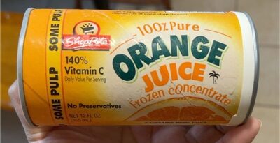 Orange Juice Frozen Concentrate, Orange