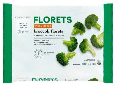 Organic, Steam-In-Bag Broccoli Florets
