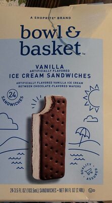 Vanilla Ice Cream Sandwiches, Vanilla