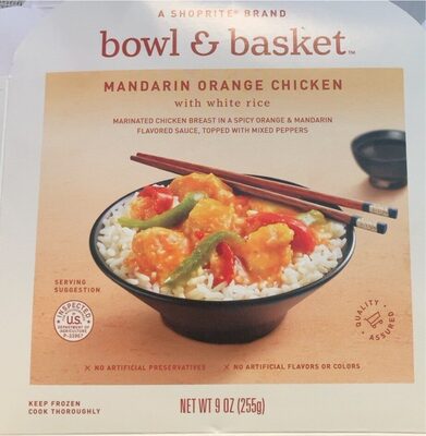 Mandarin Orange Chicken With White Rice, Mandarin Orange