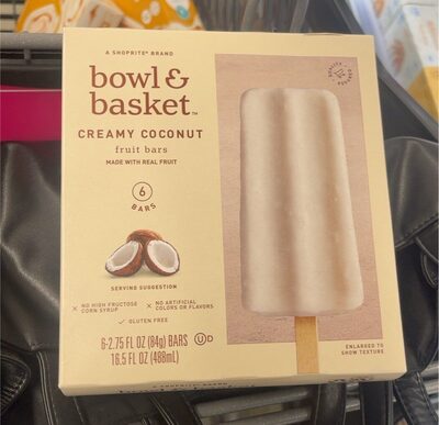 Creamy Coconut Fruit Bars, Creamy Coconut