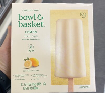 Lemon Fruit Bars, Lemon