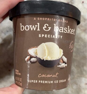 Specialty, Coconut Super Premium Ice Cream, Coconut