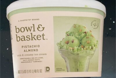 Pistachio Almond Rich & Creamy Ice Cream, Pistachio Almond