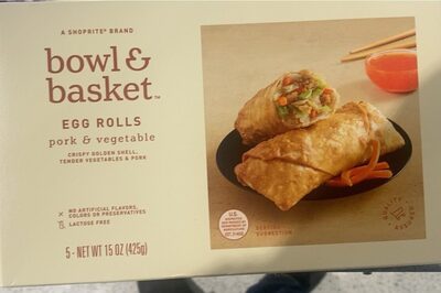 Pork & Vegetable Egg Rolls, Pork & Vegetable