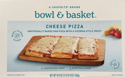 Cheese Baked Pan Pizza With A Pizzeria Style Crust, Cheese