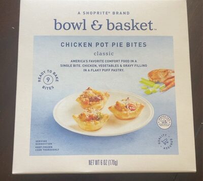 Classic Chicken Pot Pie Bites, Classic Chicken