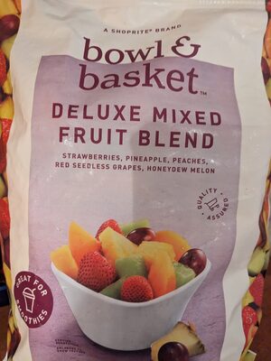 Deluxe Mixed Strawberries, Pineapple, Peaches, Red Seedless Grapes, Honeydew Melon Fruit Blend, Deluxe Mixed
