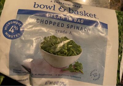 Steam In Bag Chopped Spinach