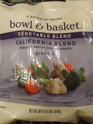 California Blend Broccoli, Cauliflower & Carrots Vegetable Blend, California Blend