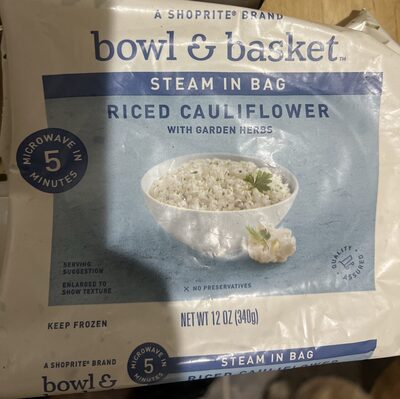 Garden Herbs Steam In Bag Riced Cauliflower