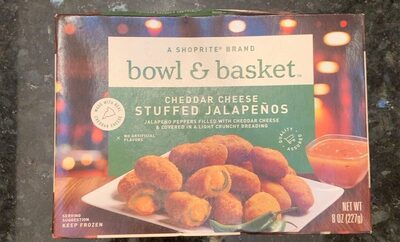 Cheddar Cheese Stuffed Jalapenos, Cheddar Cheese