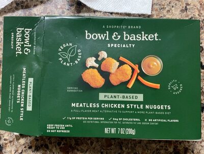 Specialty, Meatless Chicken Style Plant-Based Nuggets, Meatless Chicken Style