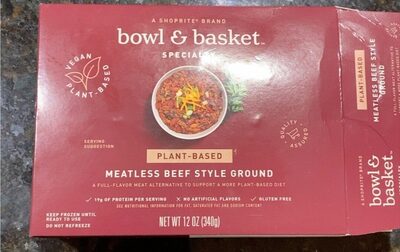 Specialty, Meatless Beef Style Plant-Based Ground, Meatless Beef Style