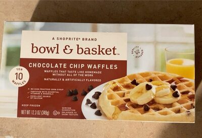 Chocolate Chip Waffles, Chocolate Chip