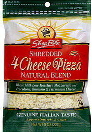 Shoprite, Shredded Natural Blend 4 Cheese